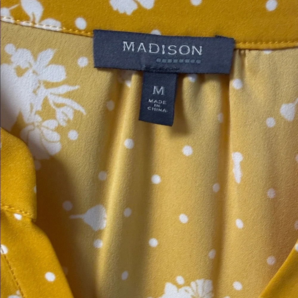Madison Yellow Floral Blouse - Picture 3 of 3